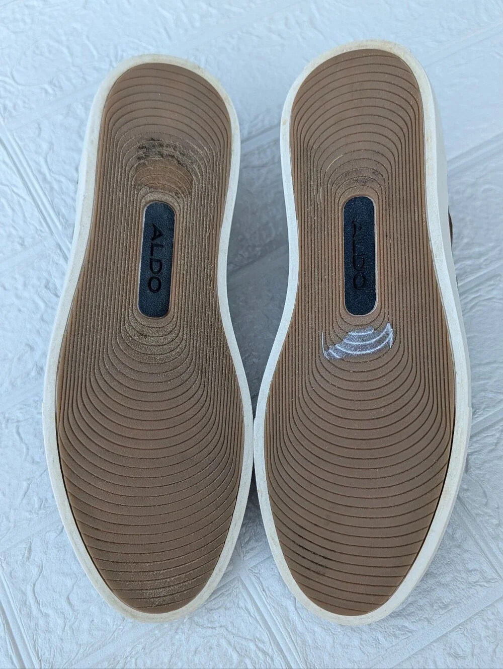 ALDO Men's Kaoallan Oxford faux-leather ,  Lace-Up Shoes Men Sz 9